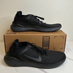 Nike Men's Free RN 2018 Running - Black Anthracite - 12